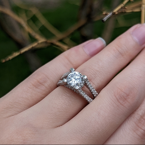 New sterling silver 925 engagement ring - Picture 6 of 9